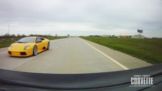 Z06 Corvette vs Lamborghini Murcielago [upl. by Elraet]