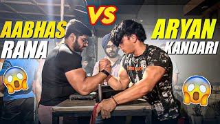 Aabhas Rana Vs Aryan Kandari😱Armwrestling Practice Session with Sanjay Deswal and Arsh virk🦁 [upl. by Liborio897]