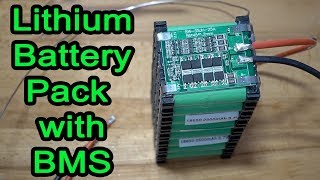 How to build an 18650 Lithium Battery Pack with BMS [upl. by Anitroc700]