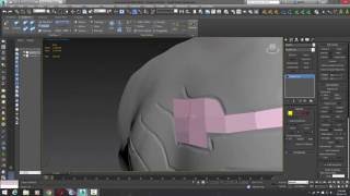 Retopology in 3Ds Max Using Freeform Tools [upl. by Shutz]