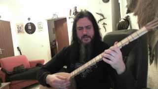 Beginner Baglama Saz lesson 1 English [upl. by Niroc]