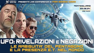 UFO RIVELAZIONI E NEGAZIONI le ambiguità del Pentagono e la presenza ET nel mondo  Pescara [upl. by Llien]