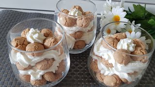 Dessert im Glas  NUR 5 MINUTEN Schnelles Dessert mit wenig Zutaten  lecker und einfach [upl. by Heinrik]