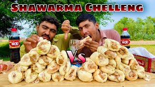 Eating Shawarma Etc  Shawarma Challenge  Mukbangers Villa  Food Challenge [upl. by Luo]