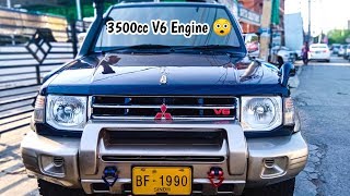 Mitsubishi Pajero Exceed 1991 RealLife Review  35L V6 Engine Is Insane🔥 Price Specs amp Features [upl. by Gallard]