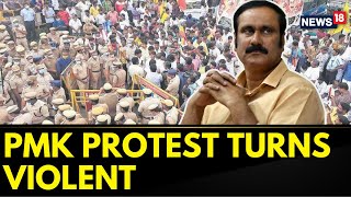 Tamil Nadu News  PMK Holds Mega Protest Against NLC Land Acquisition  CM Stalin  News18 [upl. by Yelah]