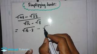 Simplifying surd expressions Grade 11 [upl. by Ymeraj792]