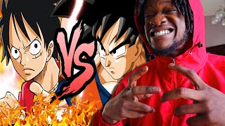 LUFFY VS GOKU RAP BATTLE  RUSTAGE ft Shao Dow REACTION [upl. by Handal]