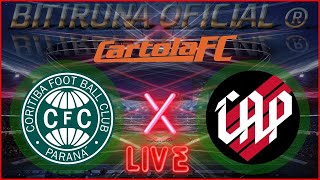 Coritiba x Athletico ao vivo brasileirão série a 2023  25ª rodada  cartola  narração [upl. by Dnomsad]