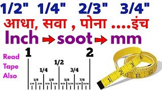 Convert Easily and Read Measuring Tape Also [upl. by Eltotsira709]