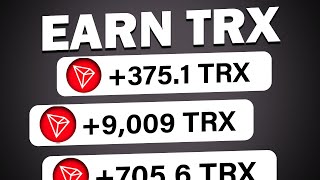 How to GET TRX Tron for Free 🔥 No deposit needed [upl. by Noryd]