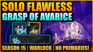 Warlock EASILY Solo FLAWLESS Grasp of Avarice Dungeon With NO Primaries  Destiny 2 30th Anniversary [upl. by Bueschel]