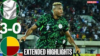 Nigeria vs Benin 30 All Goals amp Highlights • Victor Osimhen amp Lookman Goals • AFCON Qualifiers [upl. by Farley26]