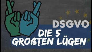 DIE GRÖßTEN LÜGEN  DSGVO [upl. by Keyte]