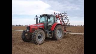 Massey Ferguson 6480 avec herse à ALTORF [upl. by Emalia]