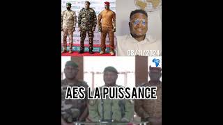 🔴👉🏿🇧🇫🇲🇱🇳🇪💪🏿 AES LA PUISSANCE… c’est bouclé… [upl. by Anaud606]