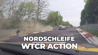 Action packed races at the Nurburgring Nordschleife in the WTCR with Tom Coronel [upl. by Ahsekim583]