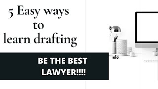 Learning Legal Drafting Easy Ways to become best lawyer [upl. by Lilla]