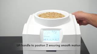 How to run a sample on the Perten AM5800 Moisture Meter [upl. by Amabel]