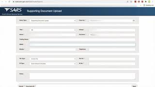 How to Submit Supporting Documentation to SARS [upl. by Hahseram]