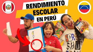 Así es EL RENDIMIENTO ESCOLAR En PERÚ Venezolanos Comentan [upl. by Lrem897]