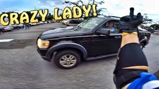 Lady Tries To Run Me Over ROAD RAGE [upl. by Elocim]