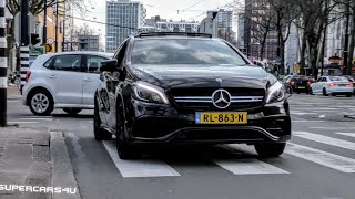 Mercedes A45 AMG MADNESS in Rotterdam LAUNCH CONTROL REVS ACCELERATION AND MORE [upl. by Philippe778]