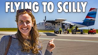 Flying to the Isles of Scilly with Skybus Isles of Scilly Flight report [upl. by Braunstein822]