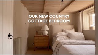 A FULL TOUR OF OUR NEW COUNTRY COTTAGE BEDROOM  DIY Home Projects  TobysHome [upl. by Milissent]