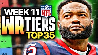 Week 11 Fantasy Football WR Rankings Top 35 [upl. by Demy]