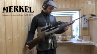 Shooting a Merkel SR 1 caliber 3006 [upl. by Pubilis]