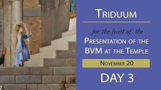 3 Third Day of Triduum for the Presentation of the BVM [upl. by Halette]