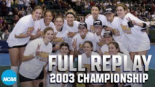 USC vs Florida 2003 NCAA volleyball championship  FULL REPLAY [upl. by Ellinger]