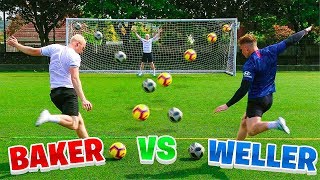 CHAMPIONS LEAGUE FINAL FOOTBALL CHALLENGE VS JOE WELLER [upl. by Nairb]