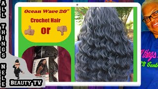 15 Micros or Crochets Kima Braid  Ocean Wave 20quot  MicroCrochet Braids  All Things Nele [upl. by Areehs]