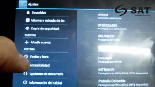 TABLET SAT 716Z FACTORY RESET Y MODO RECOVERY [upl. by Hadsall]