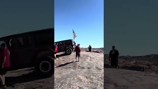 Moab sees lots of Jeeps come thru moab offroad utv jeep coloradoriver riveroverlook fyp fun [upl. by Casaleggio]