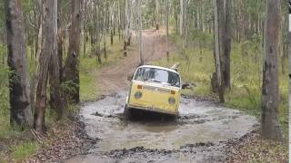 Baja Kombi  Mud puddle on Diggings Road [upl. by Akima]