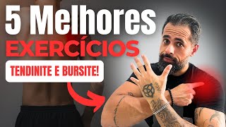 🚨INÉDITO🚨 5 MELHORES EXERCÍCIOS PARA FAZER EM CASA QUEM TEM TENDINITE E BURSITE DE OMBRO [upl. by Nylodnarb]