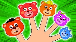 Finger Family Songs  Kids Songs Collection and more  HooplaKidz BabySitter [upl. by Leivad]