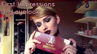 Jeffree Star Cosmetics Androgyny palette  Renate [upl. by Bautram733]