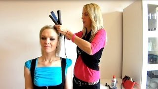 Šetrené žehlenie a tupírovanie vlasov  Zuzana Antalová hair stylist [upl. by Dumanian]