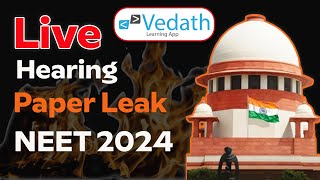 NEETUG Paper leak Case Hearing  Live [upl. by Nibaj867]