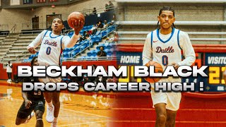 Beckham Black Dominates In First Game Back Dropps 25 In Season Opener [upl. by Netsriik]