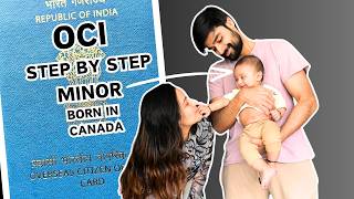 OCI Minor Born in Canada 2024  Complete Process from Canada [upl. by Ellednek]