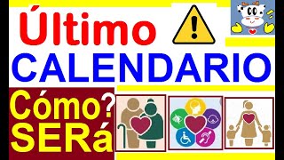 ULTIMO CALENDARIO PAGOS PENSIONES Y AYUDAS DEL BIENESTAR ¿COMO SERA LARGO CORTO 10 15 0 20 DIAS [upl. by Emmie]