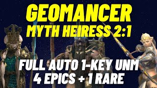 Geomancer quotMyth Heiressquot Unkillable 1Key Clan Boss  No Legendaries All Affinities UNMNMBrutal [upl. by Ibed]