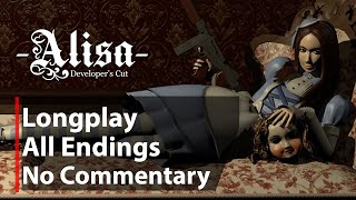 Alisa Developers Cut  All Endings  Full Game  No Commentary [upl. by Ynnam]