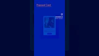 Proposal Card coding html css js python shortsfeed shortvideo viralvideo viralshorts [upl. by Yadrahc]