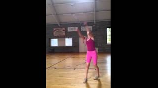 Baton twirling tutorial  Open arm rolls [upl. by Eleonore842]